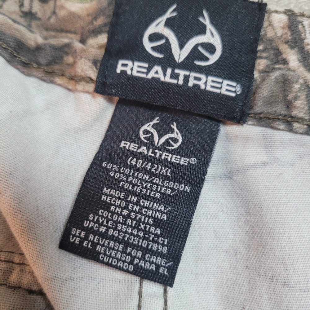 Realtree Xtra Camo Cargo Pants Mens XL 40/42 Hunting Tactical Forest 95444-7-C1 - Picture 2 of 15